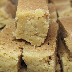 Salted Caramel Ghee Fudge (Mysore Pak)