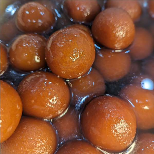 Banana Pudding with "Indian Donut Holes" Gulab Jamuns - Image 2